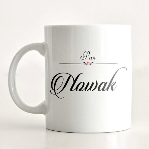 kubek dla pana młodego z nazwiskiem i dedykacją personalizowany prezent